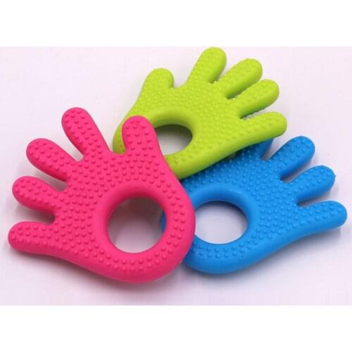 Dog Toothbrush Durable Chew Toy Palm Shape Rubber Molar Stick Toys For Small Pets Training Interactive Supplies Dog Chewer