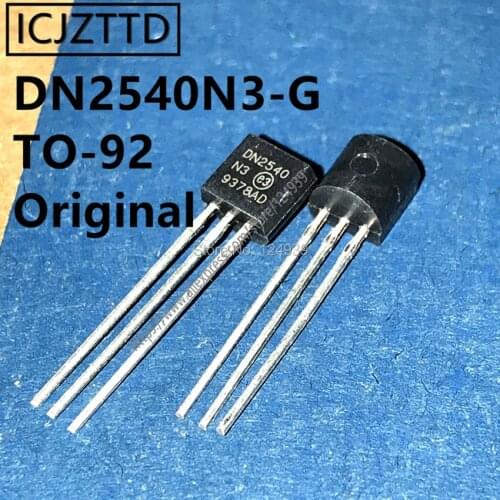 1pcs NEW DN2540N3-G DN2540N3 TO-92-3 Tube field effect DN2540 TO-92 Original ND2540N