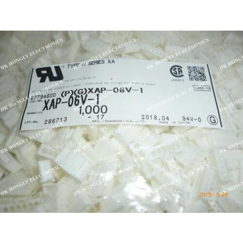 100PCS XAP-06V-1 CONNECTOR 2.5MM 6PIN