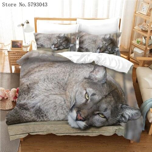 2/3 Pieces Leopard Bedding Set 3D Print Grassland Animals Duvet Cover For Bedroom Bed Cover Set For Kids Adult Bed Quilt Cover