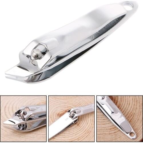 2021 New Stainless Steel Finger Toe Nail Trimmer Clippers Manicure Oblique Nail Scissors