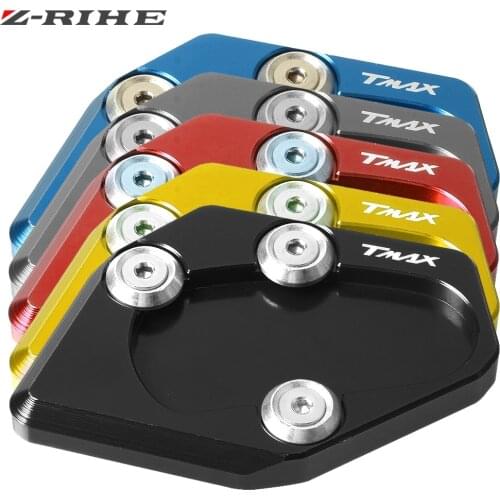 Motorcycle Accessories Kickstand Side Stand Plate Pad Enlarge Extension For Yamaha TMAX 530 TMAX530 T-MAX 530 XP530 2015-2016