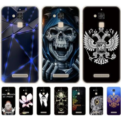 For ASUS Zenfone 3 MAX ZC520TL Case coque 5.2" Back cover on FOR Zenfone 3 MAX ZC520TL Soft TPU Silicone Fundas bumper black