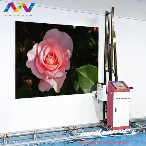 CMYKW UV Ink Vertical Wall Printer Machines 3D Robot Wall inkjet Machine Printer