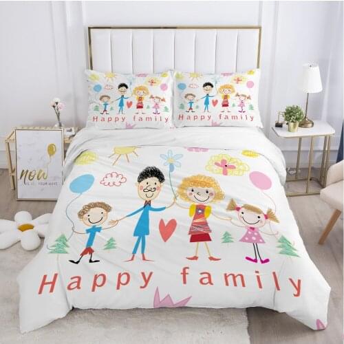 Children Bedding set for Kids Baby Child Girls boy140x200 Single Quilt/Comfortable/Duvet Cover Set Bed Linens Cute Bedclothes