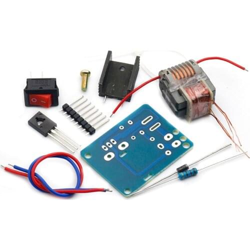 15KV High Frequency DC High Voltage Arc Ignition Generator Inverter Boost Step-Up 18650 DIY Kit U Core Transformer Suite 3.7V