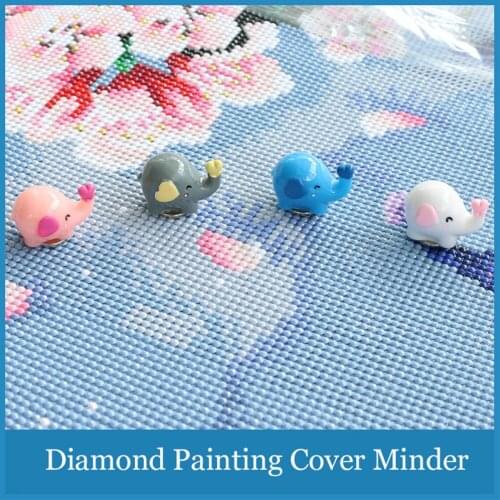 Huacan 5d Diamond Painting Cover Minders Tools Diamond Embroidery Accessories 1pc Random Color