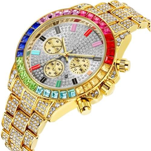 KAT-WACH Mens Gold Watch