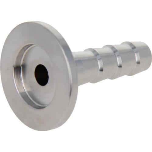 KF-16~KF-50 Chuck Diameter 6~25mm Flange Adapter For Vacuum Hose Barb Fittings Stainless Steel Flange Adapter Connector Joint