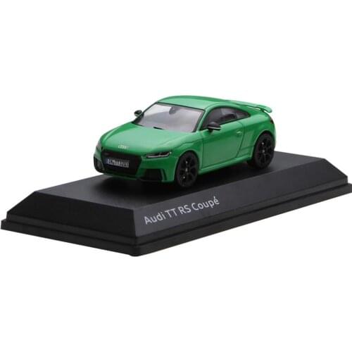 1/43 Audi TT RS Coupe Green Diecast Car model Collection Toy
