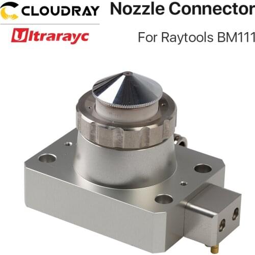 Ultrarayc BM111 Cutting Head Nozzle Connector Fiber Metal Cutting Machine Part For Raytools BM111 Laser Head