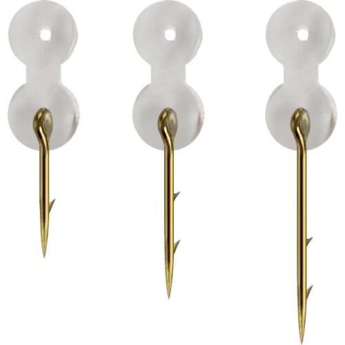 Metal Bait Spike Carp Fishing Accessories Bait Sting Boilies Pin with Clear Rubber Corn Ronnie Hair Rig Carp Feeder Tackle