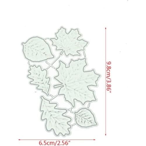 Maple leaves Metal Cutting Dies DIY Scrapbooking Paper Stamping Die Decor U7ED