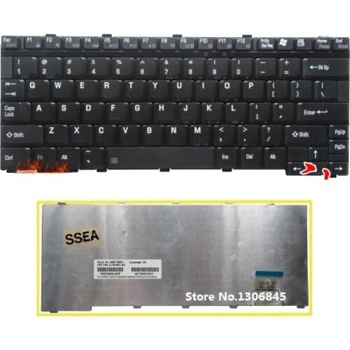 SSEA New US keyboard black For Toshiba Satellite U300 U305 M600 Laptop keyboard