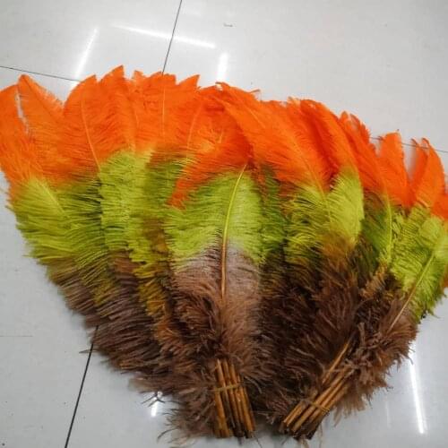New Wholesale 100pcs Mixed Color ostrich feathers 50-55cm/20-22inches For Wedding Christmas Home Craft Decoration