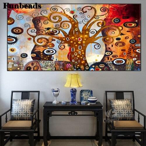 Landscape Diamond Embroidery Life Tree 5d diy Diamond Painting Cross Stitch Full Drill Square Round Modaic Rhinestones FF5609