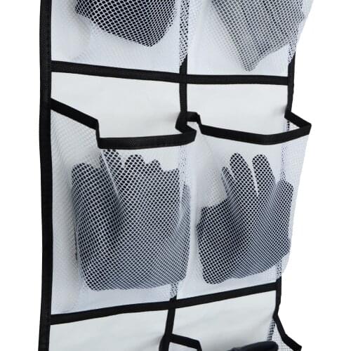 Practical 12Large Mesh Pockets Hanging shoe storage Rack Tidy Storage Box Hanging Bags Wall Bag Room shoe rack Slippers Storage