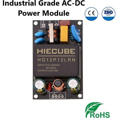 AC110~ 240V to DC12V/12W Step Down Isolated Stabilized Wide Voltage Supply Switch Regulated Power Module Demo Board