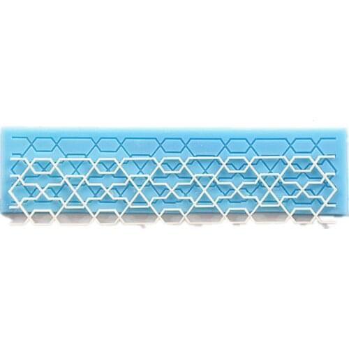 Lattice lace Resin silicone mold DIY cake chocolate Mousse dessert bread fondant mold kitchen Baking decoration tools M917