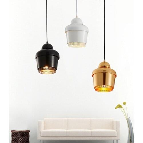 Nordic deco chambre luminaria pendente glass restaurant living room bedroom industrial lamp lustre pendente