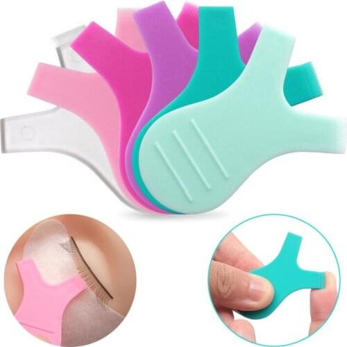 10pcs/Lot Y Shape Silicone Eyelashes Lift Lifting Curler Eye Lash Extension Graft Brush Makeup Mascara Tool Eye Lash Perming Pad