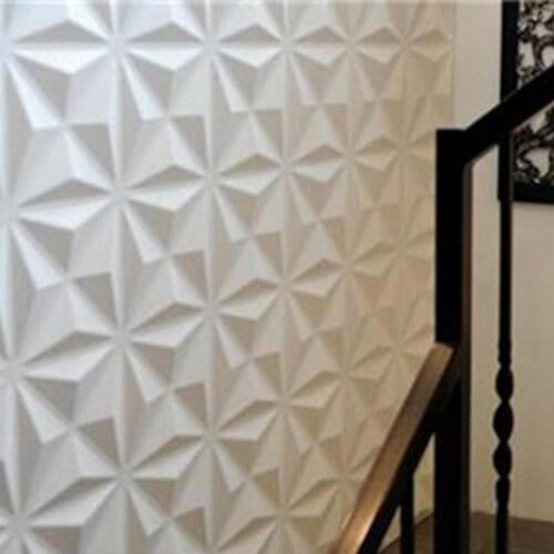 Multi Styles 12Pcs High Quality Easy to Cut 3D Wall Panel Decor Easy to Cut 3D Wall Panel 3D for Hotel