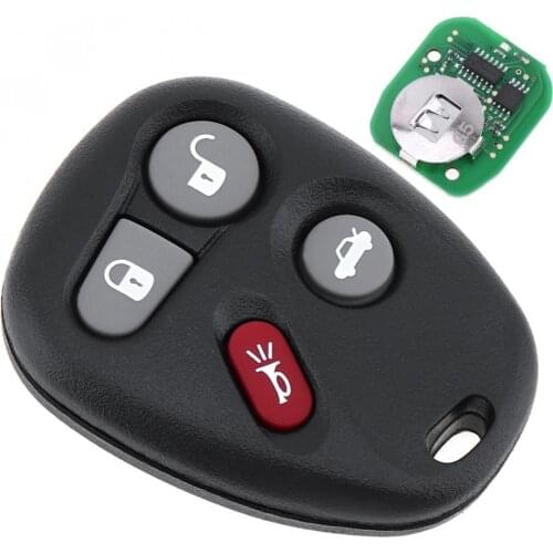 315MHZ 4 Buttons Portable Keyless Car Entry Remote Key Fob ABO1502T for Chevrolet Impala Monte Carlo 2001 2002 2003 2004 2005