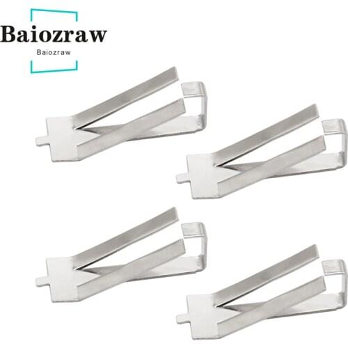 4/8pcs Stainless Steel Ultimaker Build Platform RetainerGlass Heated Bed Clip Clamp 3D Printer Parts Heatbed Clip