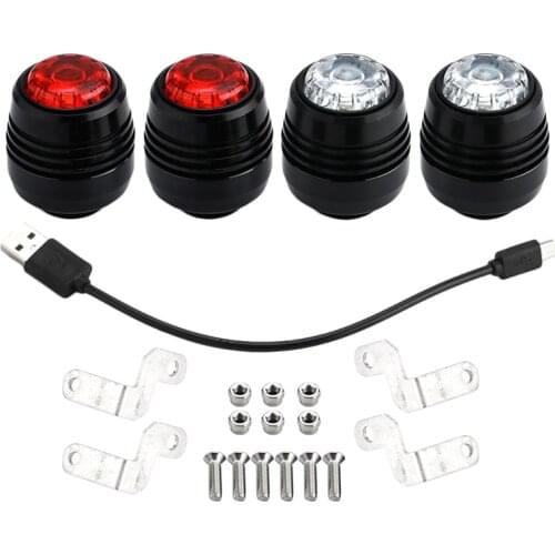 4Pcs Skateboard Night Warning LED Lights for Skateboard Longboard