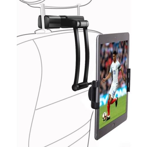 Car Tablet Holder, Headrest Tablet Mount - Headrest Stand Cradle Compatible with Devices Such as iPad Pro Air Mini, Galaxy Tabs