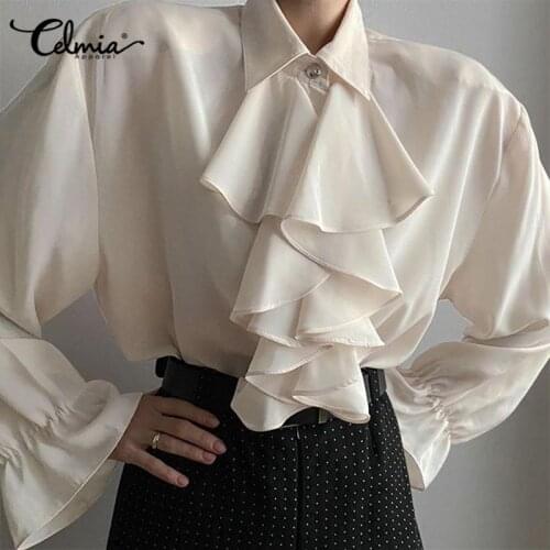 Женские шифоновые рубашки Celmia China At AliExpress