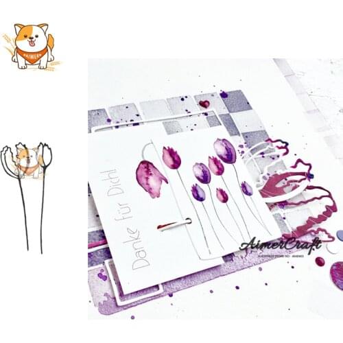 Flower Plant Metal Cutting Dies Stencils For DIY Scrapbooking Album Paper Card Decorative Craft Embossing Die Cuts New 2019