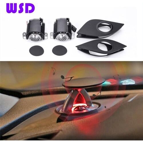 Speaker cover suitable for Audi A4 instrument panel horn tweeter automatic lift 32-color ambient light original car agreement