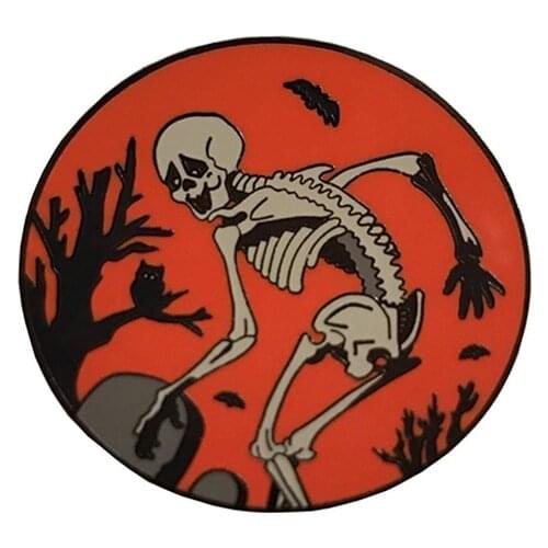Dancing Skeleton Enamel Pin Enamel Pin