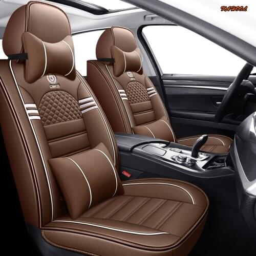 KAHOOL leather car seat cover For lada 2114 granta xray vesta sw cross kalina kalina accessories covers for vehicle seats