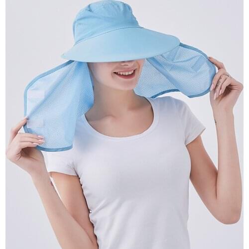 Creative New Summer Fisherman Hat Big Brim Sunshade Cloth Hat Thin Beach Hat Foldable Double-sided Hat Solid Color Sunscreen