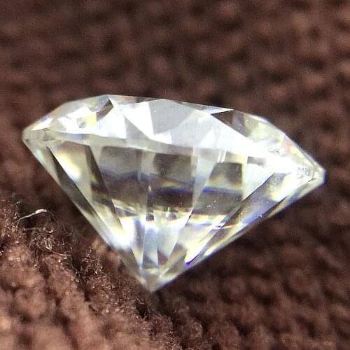 Round Brilliant Cut 0.5ct Carat 5mm DF Color Moissanite Loose Stone VVS1 Excellent Cut Grade Test Positive Lab Diamond