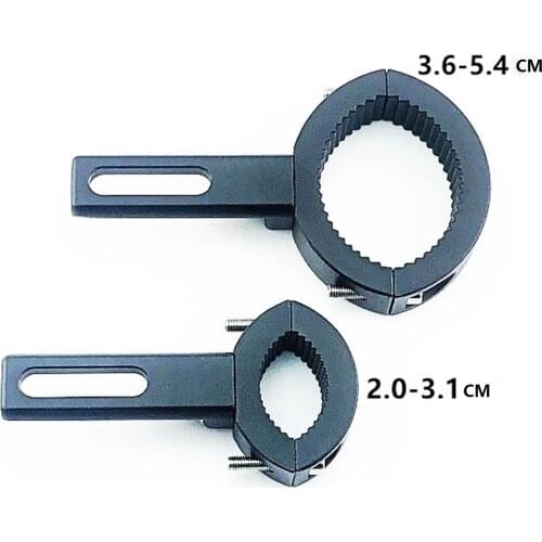 Motorcycle Bumper Shock Absorption Damping Holder LED Headlight Bracket Pipe Clamp Extension Protective Adjustable Mount Bracket