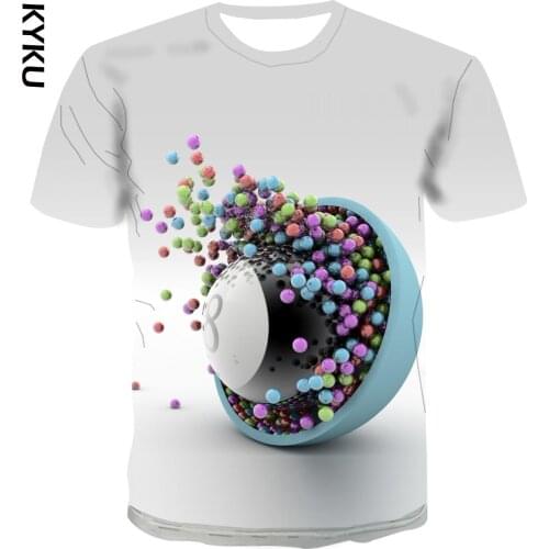 2020 hot fashion T-shirt geometric square T-shirt for men simple color 3D cool unique print mens top s-6xl