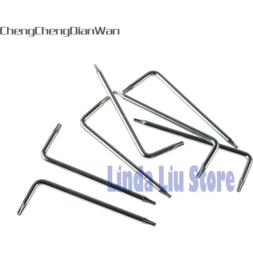 300pcs T6 T8 L Key Screwdriver Mod Kits T8 with hole Security Torx Screwdriver for Xbox360 Xbox One Controller 100pcs