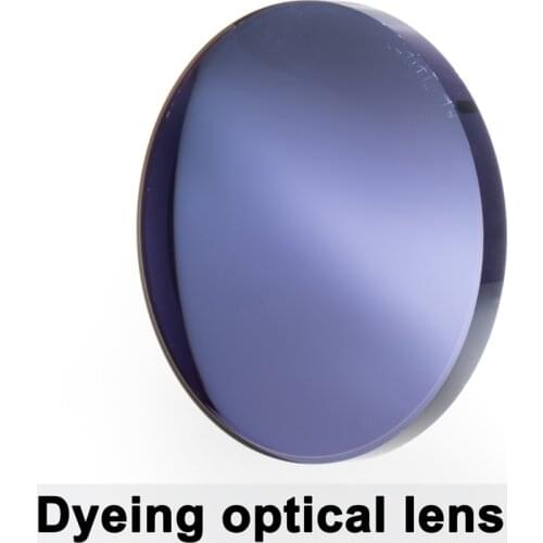 A Pair Of Dyed Optical Lens Myopia Presbyopia Aspheric Prescription Scratch-resistant 1.56 1.61 1.67 Index