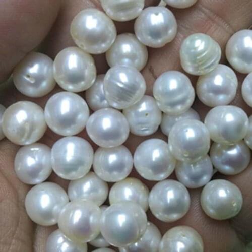 Wholesale 1000g loose pearl fresh water full hole 9mm free shipping