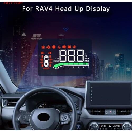 TopUnion Car Hud Head Up Display For Toyota Rav4 2020 Safe Driving Screen Full Function Obd Projector Windshield