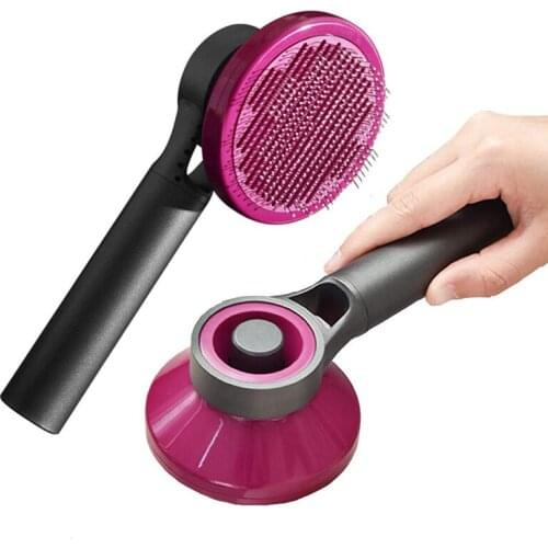 Dog Shedding Brush Safe Hair Removal Comb for Dogs Cats Pet Grooming Tools Cat Grooming Comb with Massage Particles Dog Supplies