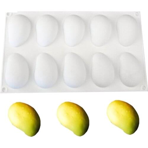 Silicone Mango Molds Chocolates Mold For Baking Cake Decorating Tools Dessert Ice Cream Truffle Pudding Mousse Mould