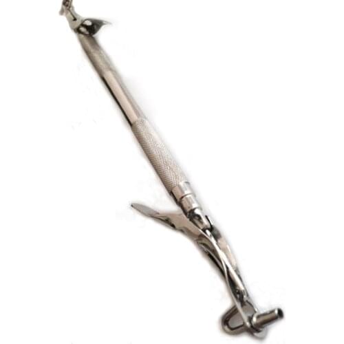 Dental Silver Amalgam Carrier Amalgam Gun Double End Restorative Dentist Lab Tools ASM Anesthetic Ivory Amalgam Carrier Syringe