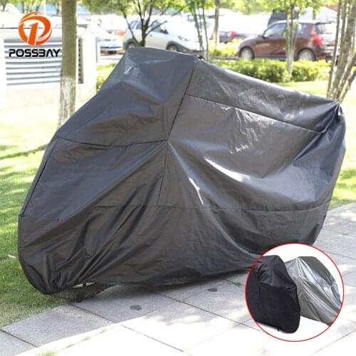 POSSBAY M-XXXL Motorcycle Cover Waterproof Outdoor UV Protector Rain Dustproof Scooter Motorbike Cover Funda Moto Motorhoes