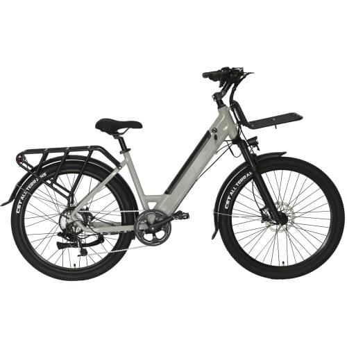 Best 27.5 Inch Adult Ladies Step Through Bafang E Bike Urban City 48v 500w Disc Brake Electric Bicycle for Sale