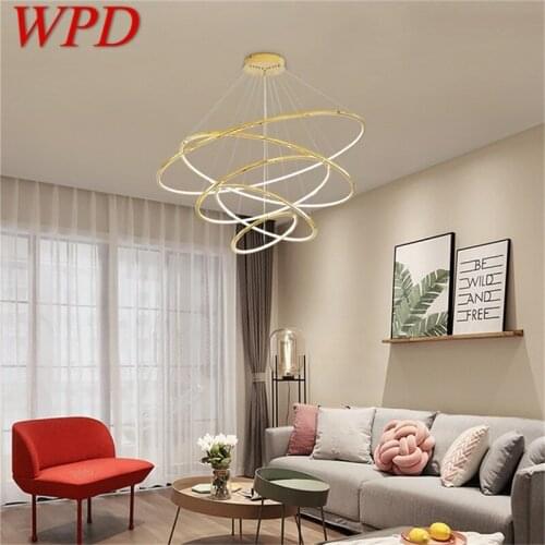 WPD Nordic Pendant Lights Gold Creative Contemporary Luxury LED Lamp Fixture For Home Decoration