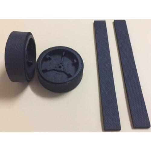 2 Original Caster Wheels + 2 wheel Tire/Tyre for iRobot braava 380 380t 320 390 381 390T Mint Plus 4200 5200C Replacement parts